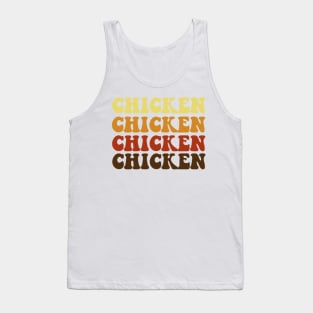 Chicken Chicken Chicken Chicken Italian Spicy Bacon Chicken Tank Top
